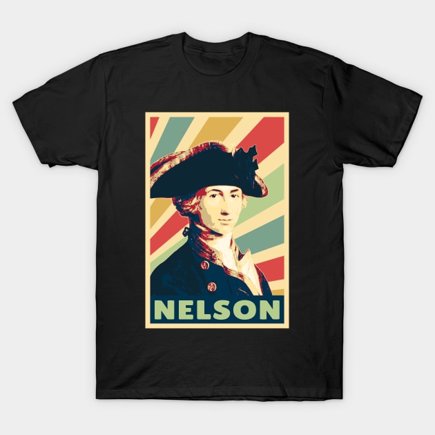 Horatio Nelson Vintage Colors T-Shirt by Nerd_art